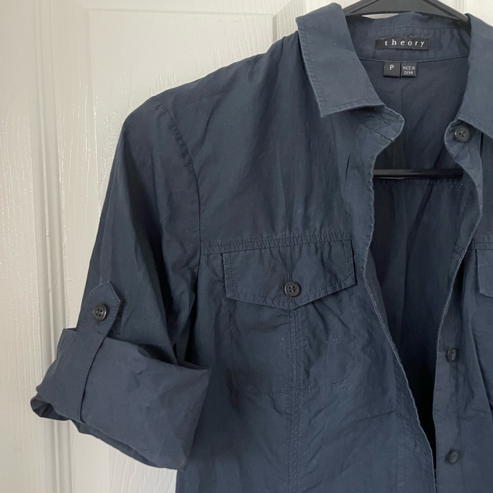 Theory Button Down